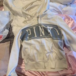 Victoria’s Secret pink zip up hoodie